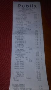 family's weekly meal plan grocery list grocery haul $50