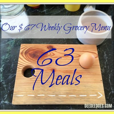 Our $67 Weekly Grocery List, Grocery Haul and Meal Plan for the Week of October 9