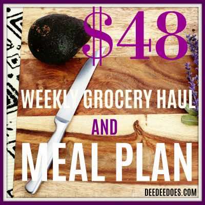 Our $48 Weekly Grocery Shopping Haul Meal Plan for the Week of 11/20