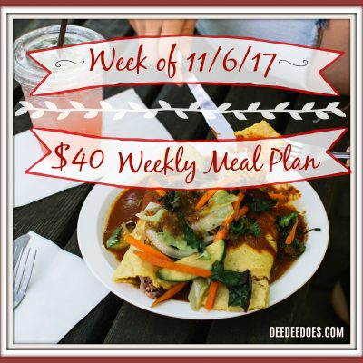 Our $40 Weekly Grocery Haul, List and Meal Plan for the Week of November 6