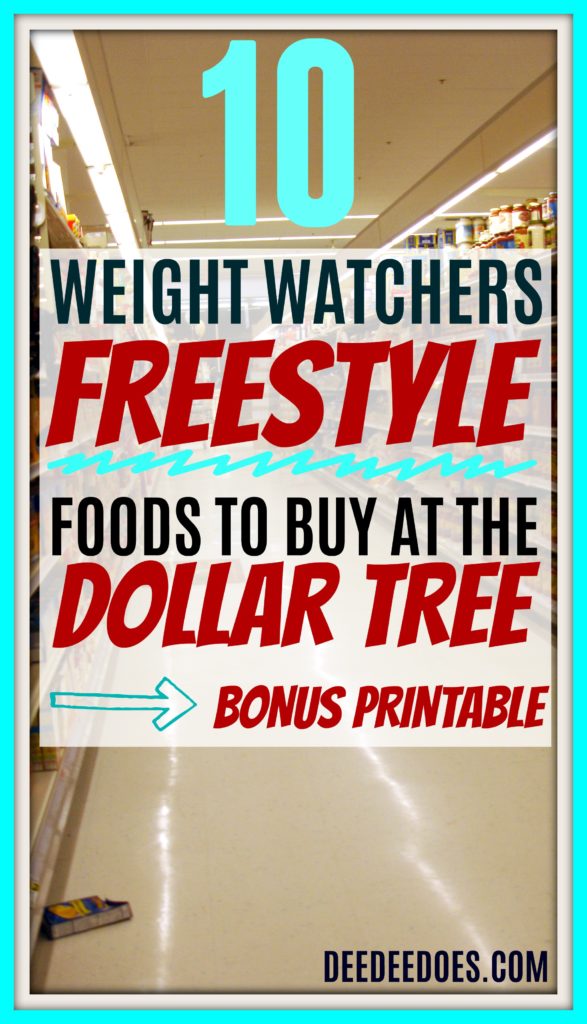Dollar Tree's top 10 Weight Watchers Freestyle friendly foods