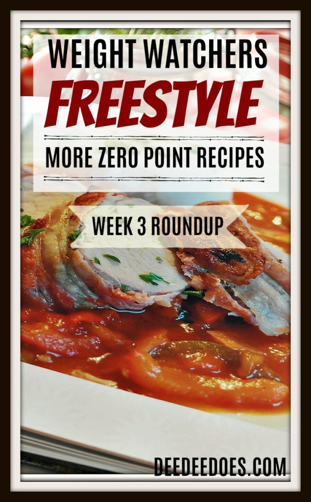 Week 3 Roundup printable Weight Watchers Freestyle recipes