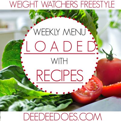 Week 50 – Weight Watchers Freestyle Weekly Meal Plan with New Healthy Recipes – Week of 12/21/18