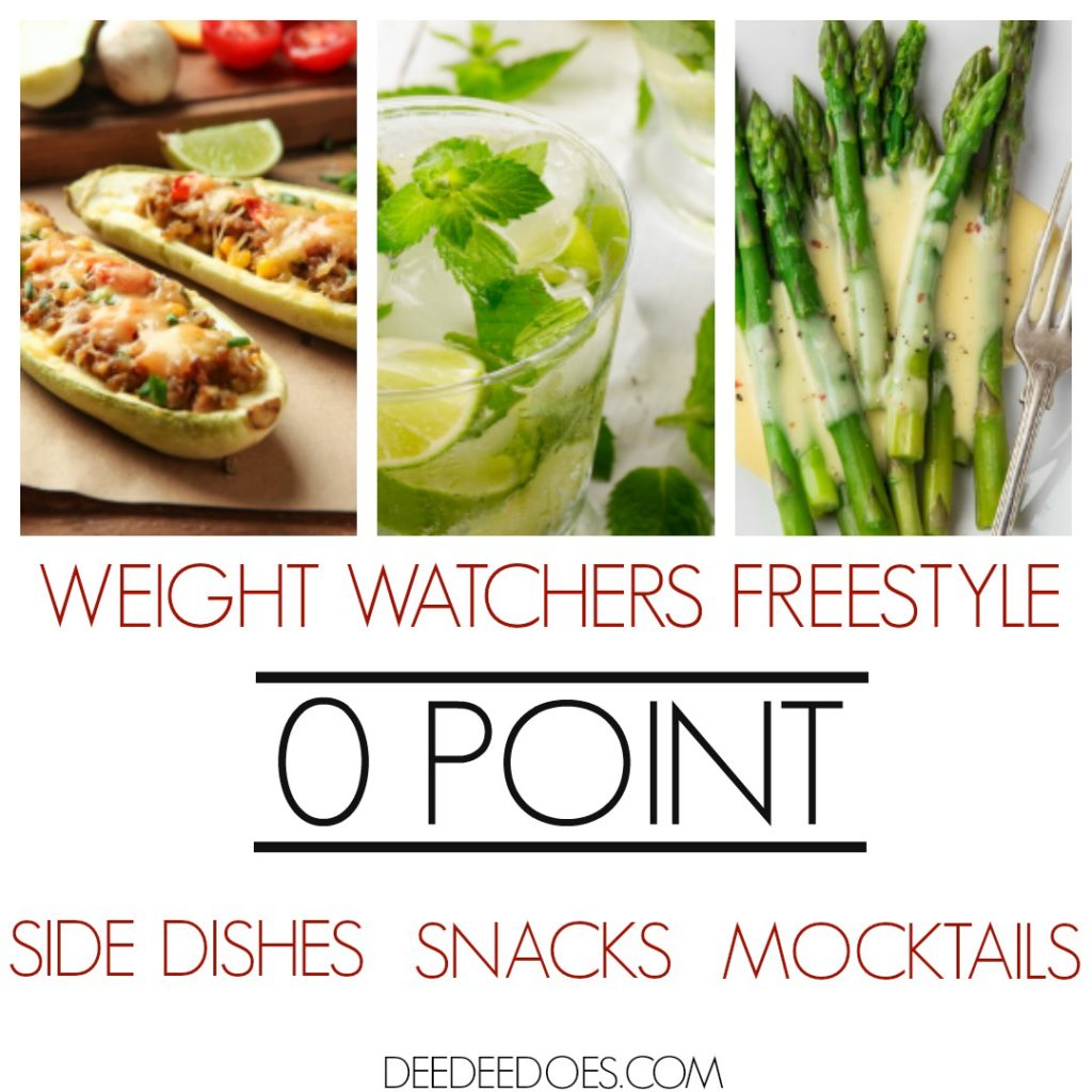 Weight Watchers Freestyle 0 Point Side Dishes Snacks Mocktails