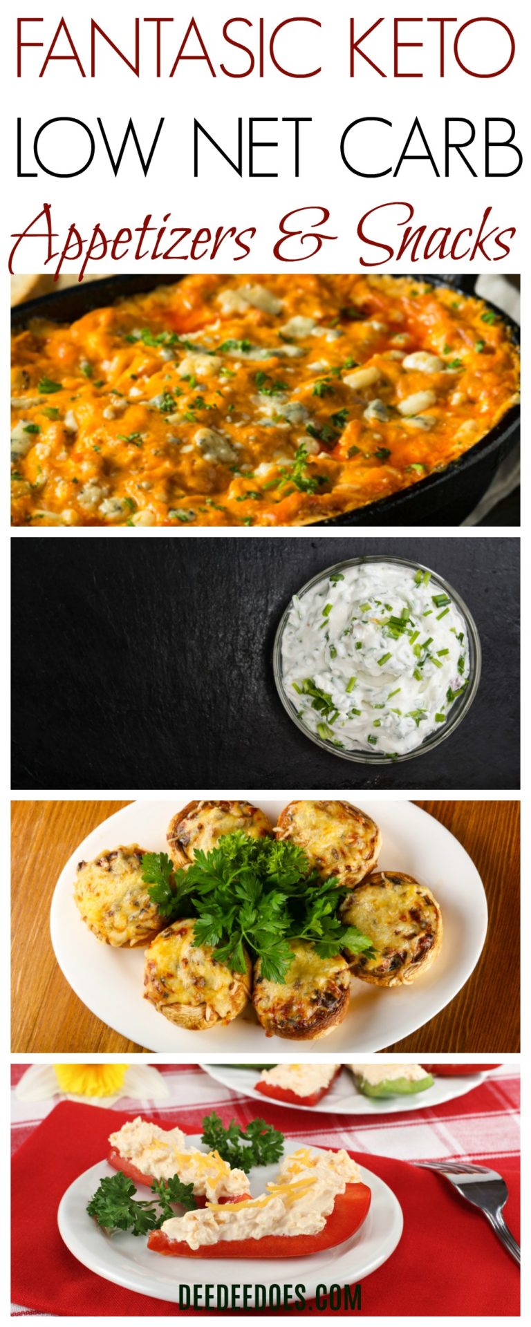 Fantastic KETO Low Carb Appetizers Snack Recipes