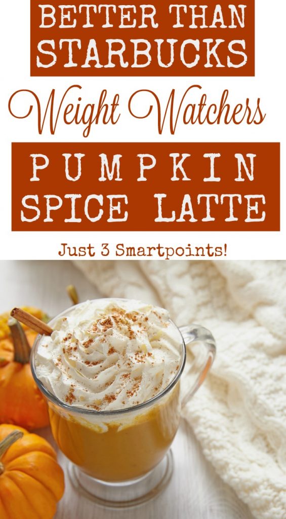 Better Than Starbucks Weight Watchers Freestyle Pumpkin Spice Latte