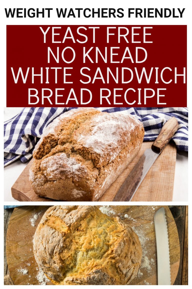 Healthy Easy No Knead Yeast Free White Bread Weight Watchers Bread