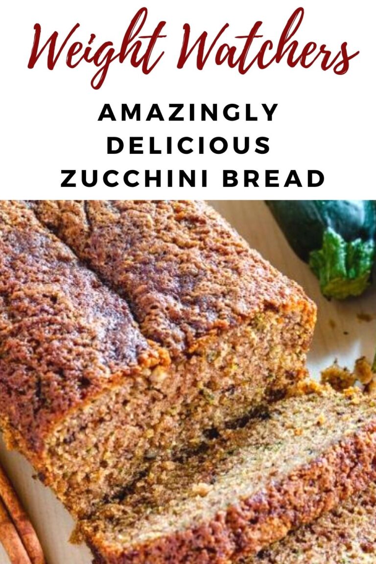 Healthy Zucchini Bread Recipe + Weight Watchers Recipe