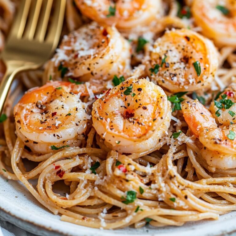 Olive Garden Shrimp Scampi (Lightened Up) – high protein calorie deficit meal