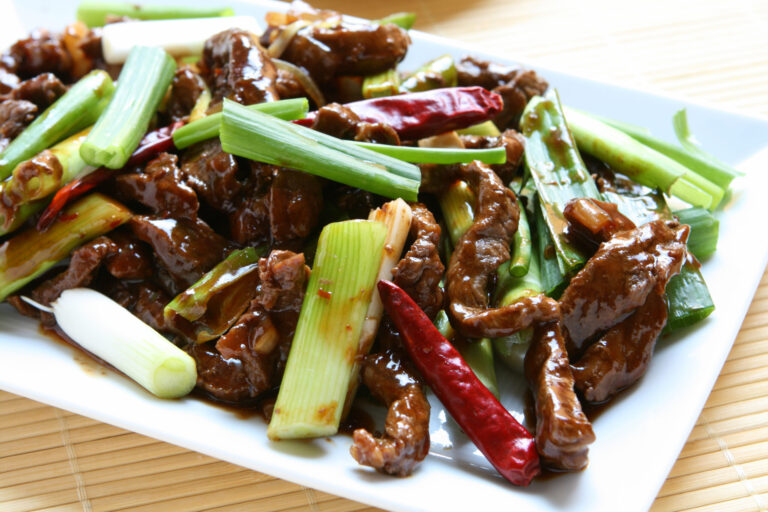 Sticky Mongolian Beef (Crockpot) for a high protein calorie deficit meal plan