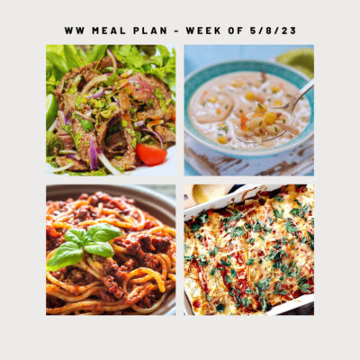 Healthy Weekly Meal Plan with Recipes for the Week of 5/8/23