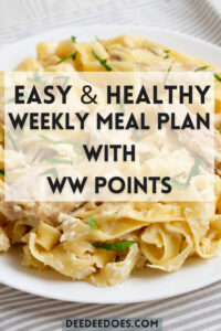 Easy Healthy Weekly Family Meal Plan (Week of 10/16/23)