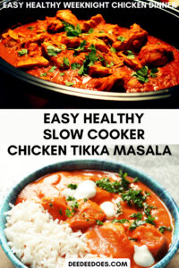 Easy Healthy Chicken Dinner | Slow Cooker Chicken Tikka Masala