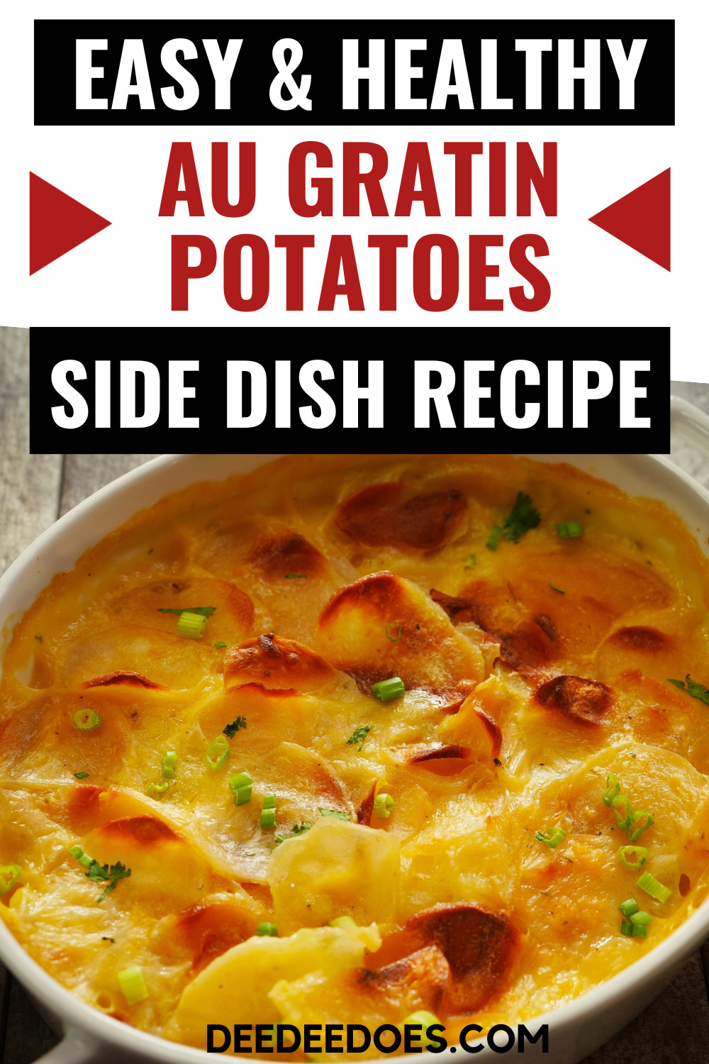 Easy Healthy Side Dish Recipe for Au Gratin Potatoes