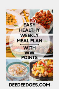 Easy Healthy Weekly Family Meal Plan (Week of 11/27/23)