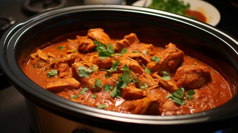 Crockpot Chicken Tikka Masala – high protein calorie deficit meal