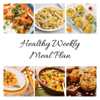 Easy Healthy Weekly Family Meal Plan (Week of 1/22/24)
