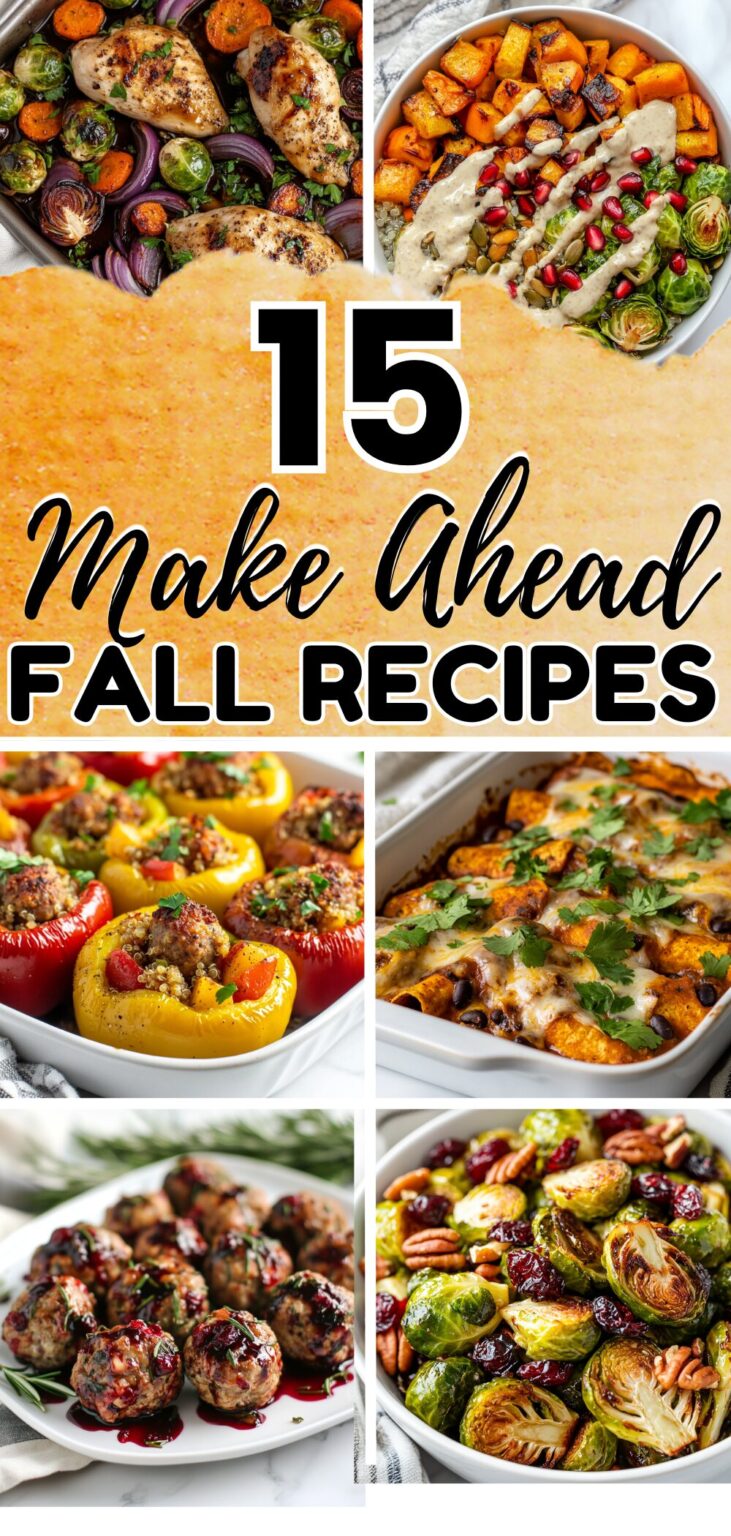 15 Make-Ahead Fall Recipes for Busy Days – Comfort Foods You’ll Love