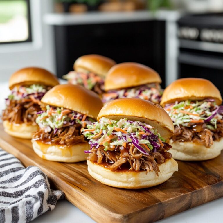 Crockpot Apple Cider Pulled Pork Sliders for a high protein calorie deficit meal plan