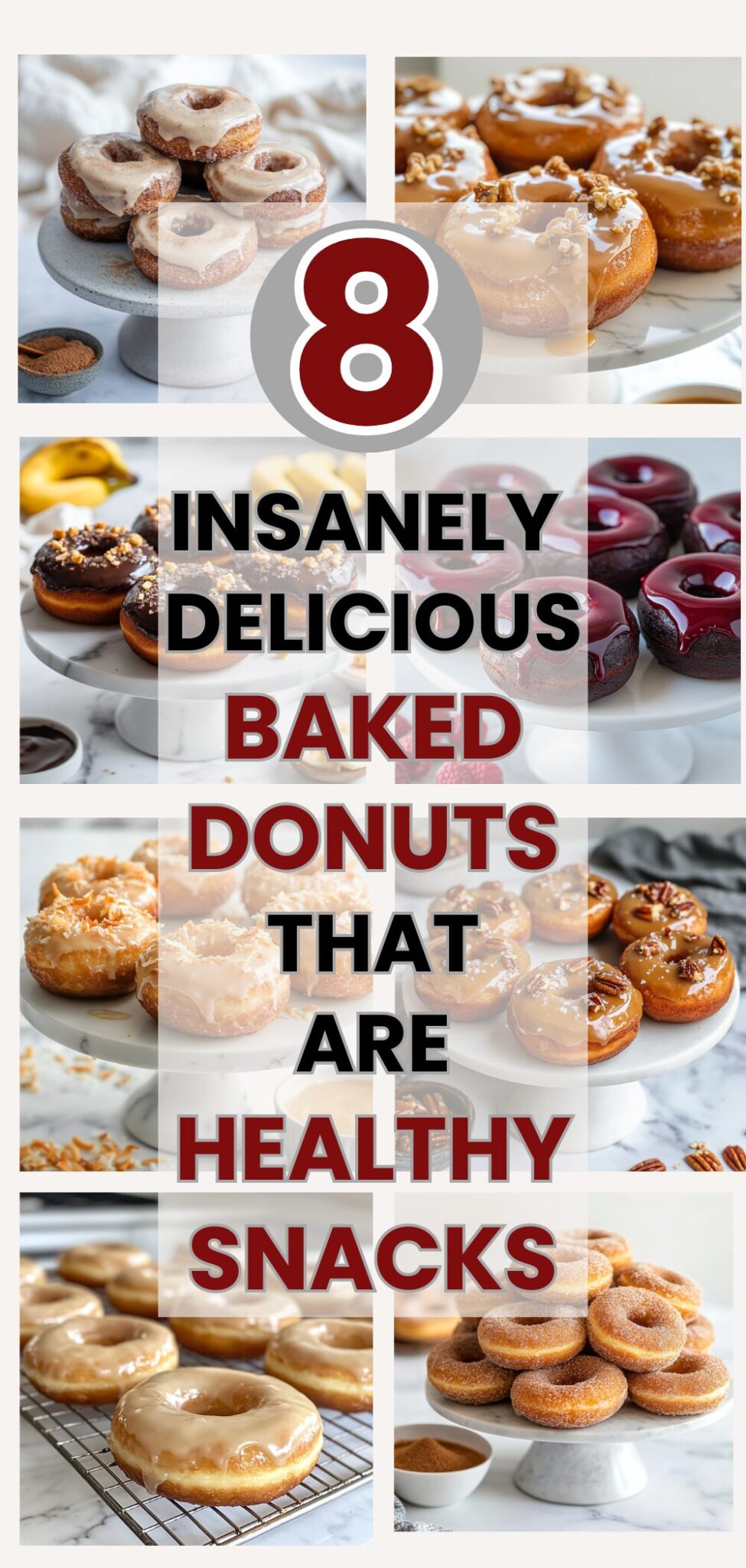 8 Insanely Delicious Healthy Baked Donuts You Won’t Believe Are Guilt-Free!