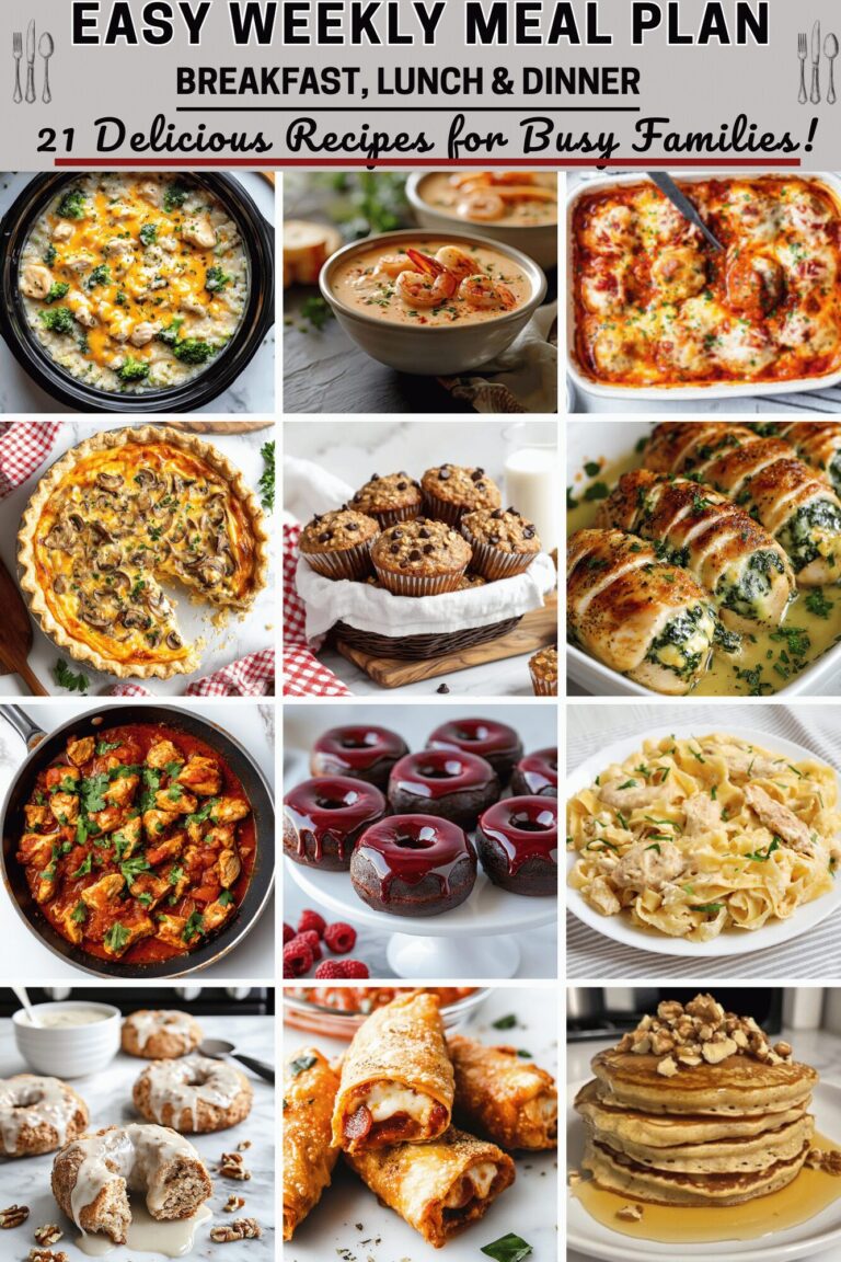 Healthy Weekly Meal Plan for Busy Families | Easy Meals & Tips