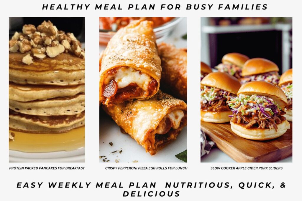 Healthy Weekly Meal Plan for Busy Families | Easy Meals & Tips