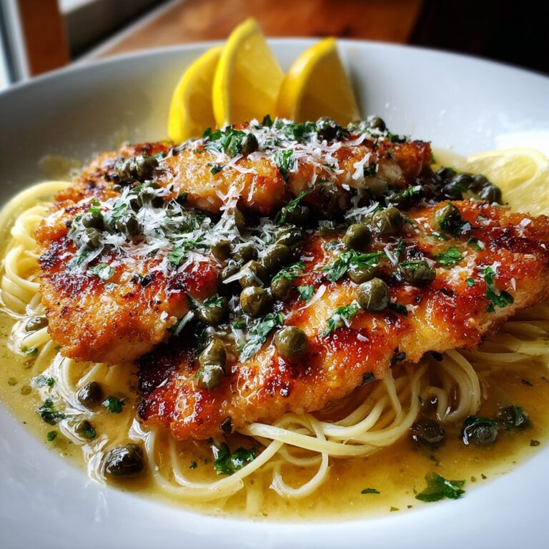 Easy Crockpot Chicken Piccata for a high protein calorie deficit meal plan