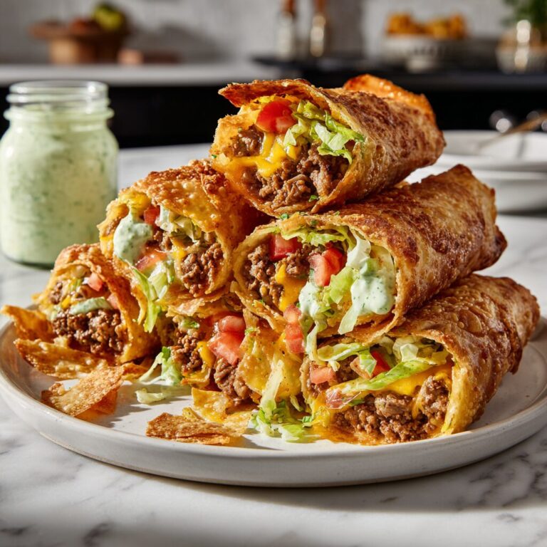 Crunchwrap Supreme Egg Rolls – crunchwrap supreme egg rolls for the 7-day calorie deficit meal plan
