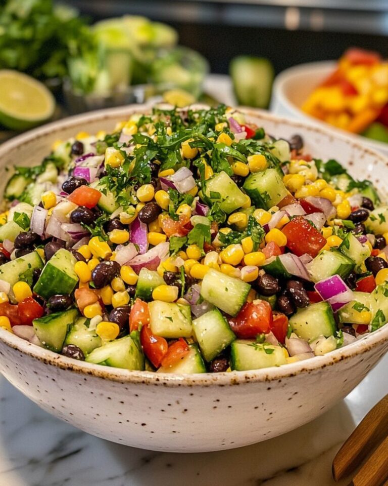 Black Bean and Sweet Corn Salad — fresh, zesty, and 0 points