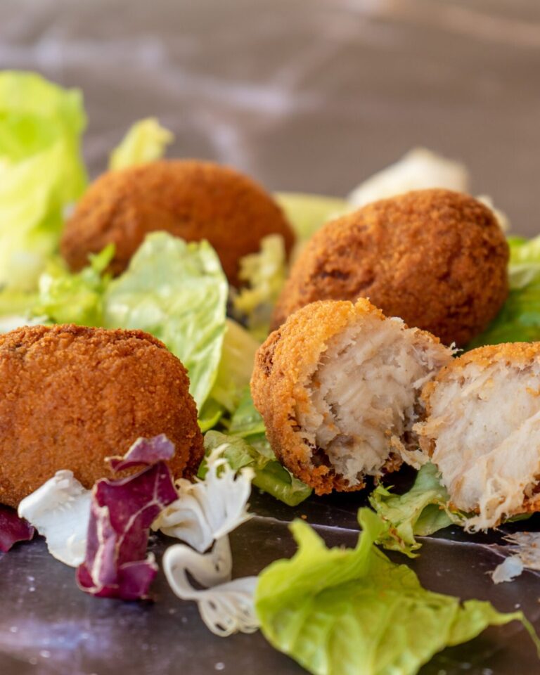 Crispy Chicken Croquettes high protein calorie deficit meal