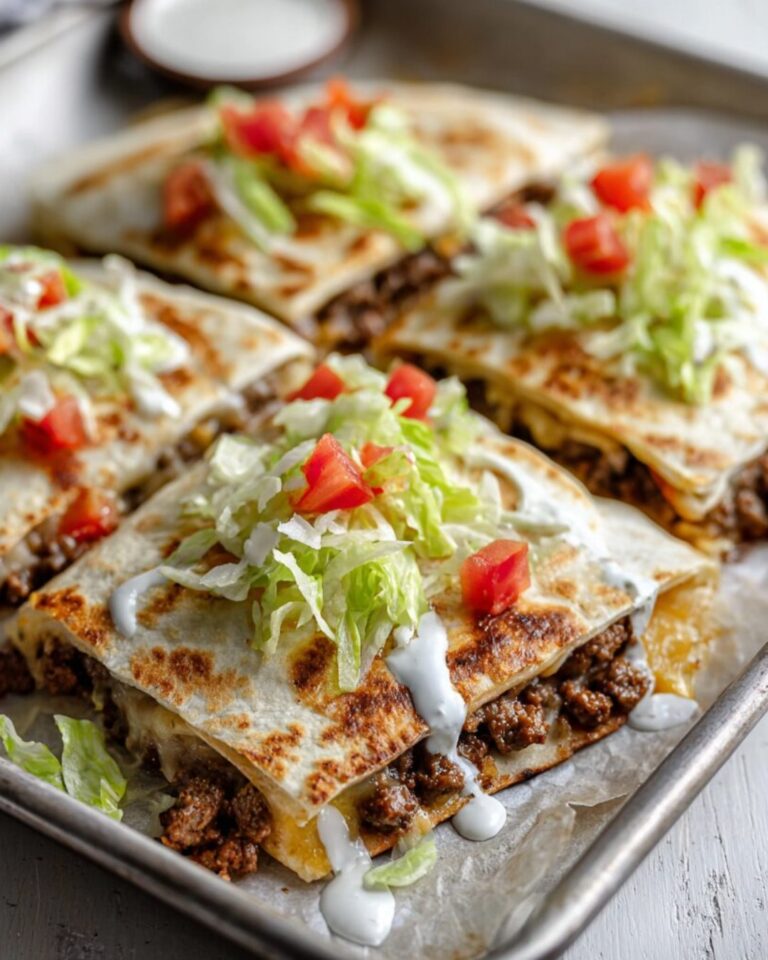 Healthy Crunchwrap Supreme Bake high protein calorie deficit meal