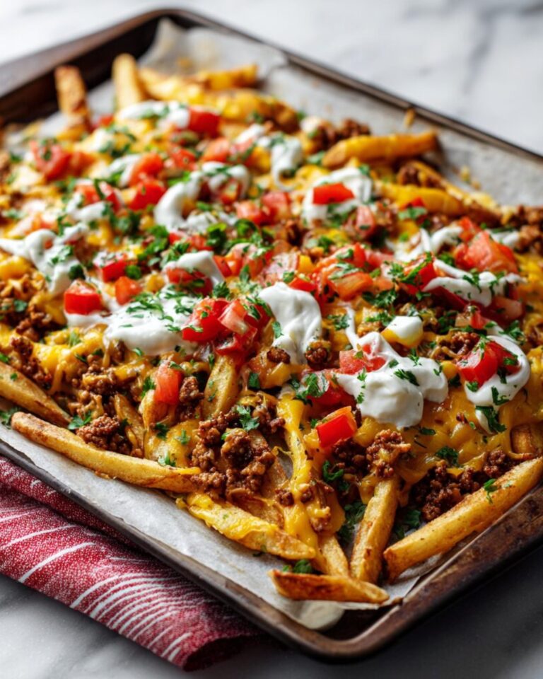 Lightened-Up Loaded Nacho Fries high protein calorie deficit meal