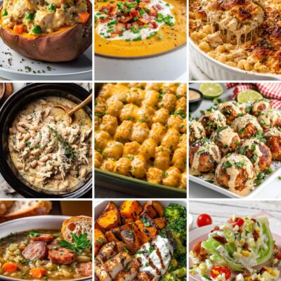 7-day calorie deficit meal plan GLP-1 friendly week of August 31 recipe collage