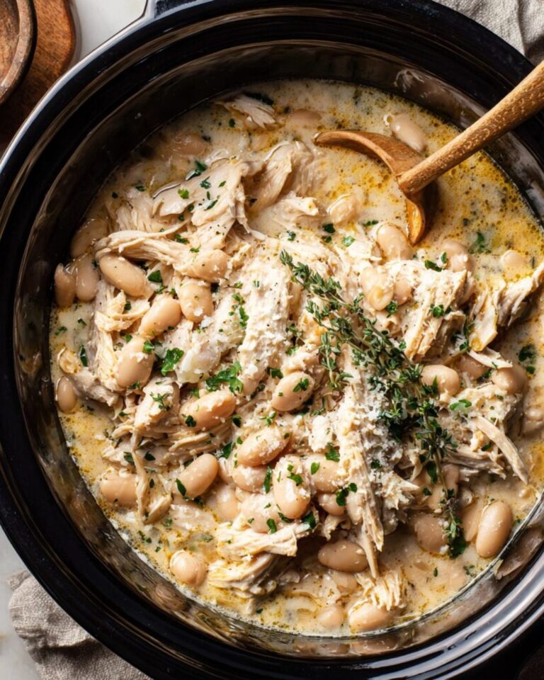 Creamy Crockpot Greek Chicken high protein calorie deficit meal