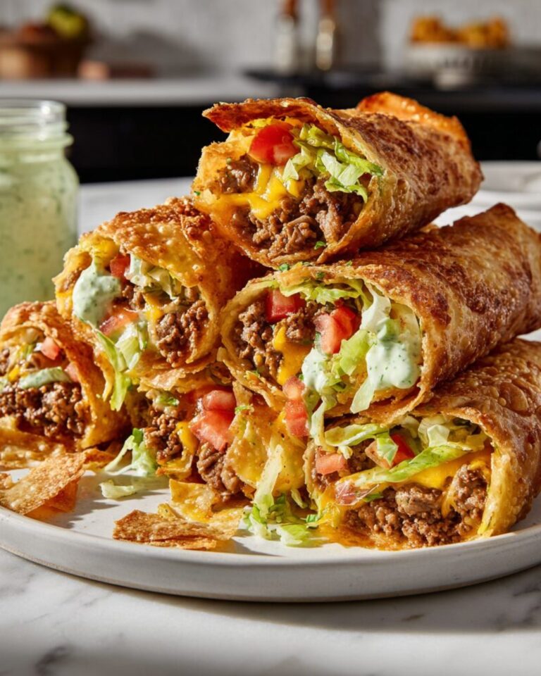 Crunchwrap Supreme Egg Rolls high protein calorie deficit meal